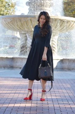 Berlin Black Scalloped Dress -Women Dresses Store image 4f2ad109 6666 45fd 9929 7f67b4edc466
