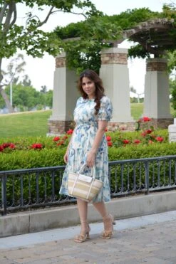 Ariel Blue Floral Dress -Women Dresses Store image 52a7c44d 0e0f 4482 9e34 8d1c66d95747