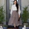 Hilda Chocolate Tulle Skirt