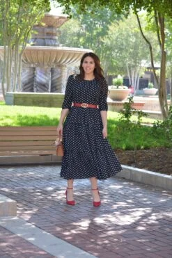 Marbella Black Polkadot Maxi Dress -Women Dresses Store image 7b9c1657 02e8 497e bc95 7fe1d8e6d651