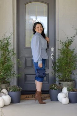 Justine Indigo Denim Skirt -Women Dresses Store image 86bb3524 d085 49f6 be4d f597e1633bc5