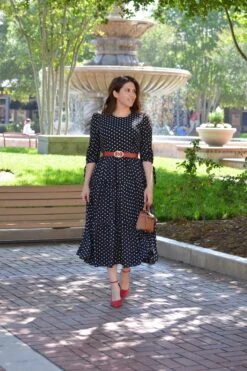 Marbella Black Polkadot Maxi Dress -Women Dresses Store image 8c9d1bf2 ddf9 4417 95d5 8990311d66ba