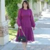 Ada Magenta Smocked Dress -Women Dresses Store image 915b2c68 018a 40b9 b86b dd3b0d79ae6d