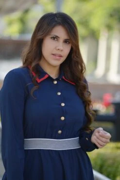 Evelyn Navy Maxi Dress -Women Dresses Store image 92a18b41 d0e6 4682 aa7e bdfc7477e07d