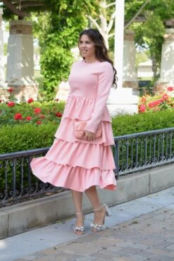 Amalfi Blush Ruffled Dress -Women Dresses Store image 975a9211 dc6d 4f9e 8e58 b00adda30d9d
