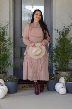 Francine Pink Dot Dress -Women Dresses Store image a4155036 05f8 4152 ab3a 92f1677ace34