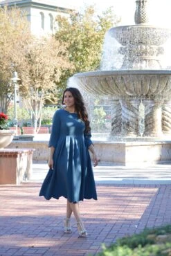 Berlin Teal Scalloped Dress 19 Berlin Teal Scalloped Dress -Women Dresses Store image acc0b6f5 c43b 4b0b 8e87 4eba4095d33b