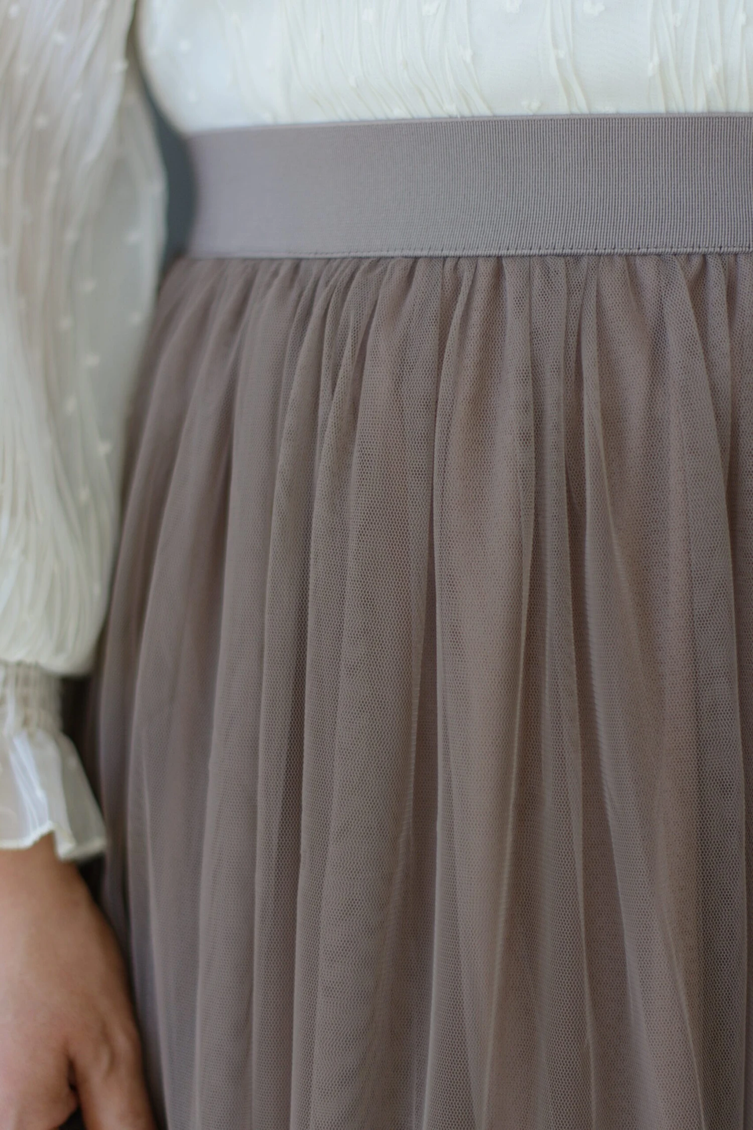 Hilda Chocolate Tulle Skirt 8 Hilda Chocolate Tulle Skirt - Image 6