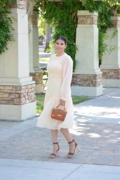 Ada Pale Yellow Smocked Dress -Women Dresses Store image c3e7b825 aa21 4bba 943d b11828a378a5