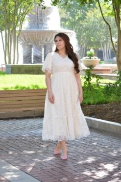 Catrine Cream Embroidered Dress -Women Dresses Store image ce135aab a1d2 4bae a006 4965db7786a5