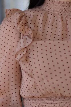 Francine Pink Dot Dress -Women Dresses Store image e87f3658 568f 4985 8b0c 80fb1cb638da