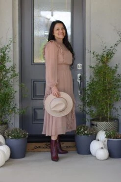 Francine Pink Dot Dress -Women Dresses Store image f75a1014 9288 4d80 838d f4bb2c149039