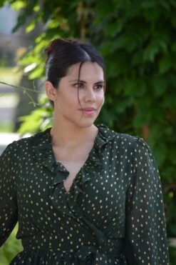 Talulla Hunter Green Gold Dash Dress -Women Dresses Store image f886bcf4 3d47 4dc4 adea afa26fc22cf1